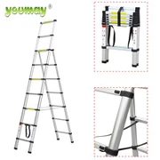 Teleskopisk forlængerstige Dobbeltsidet